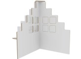 Roomdivider T model Wit Tangara Groothandel voor de Kinderopvang Kinderdagverblijfinrichting 